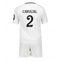 Dres Real Madrid Daniel Carvajal #2 Domaci za djecu 2024-25 Kratak Rukav (+ kratke hlače)